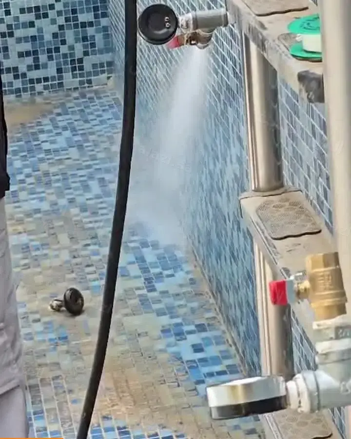 فيديو: اختبار ضغط شبكة المسبح